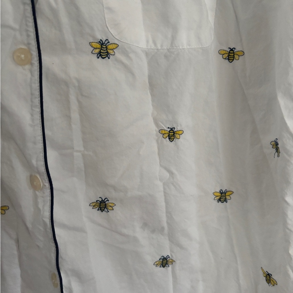Printfresh Anthropologie Beekeeper Embroidered Sl… - image 3